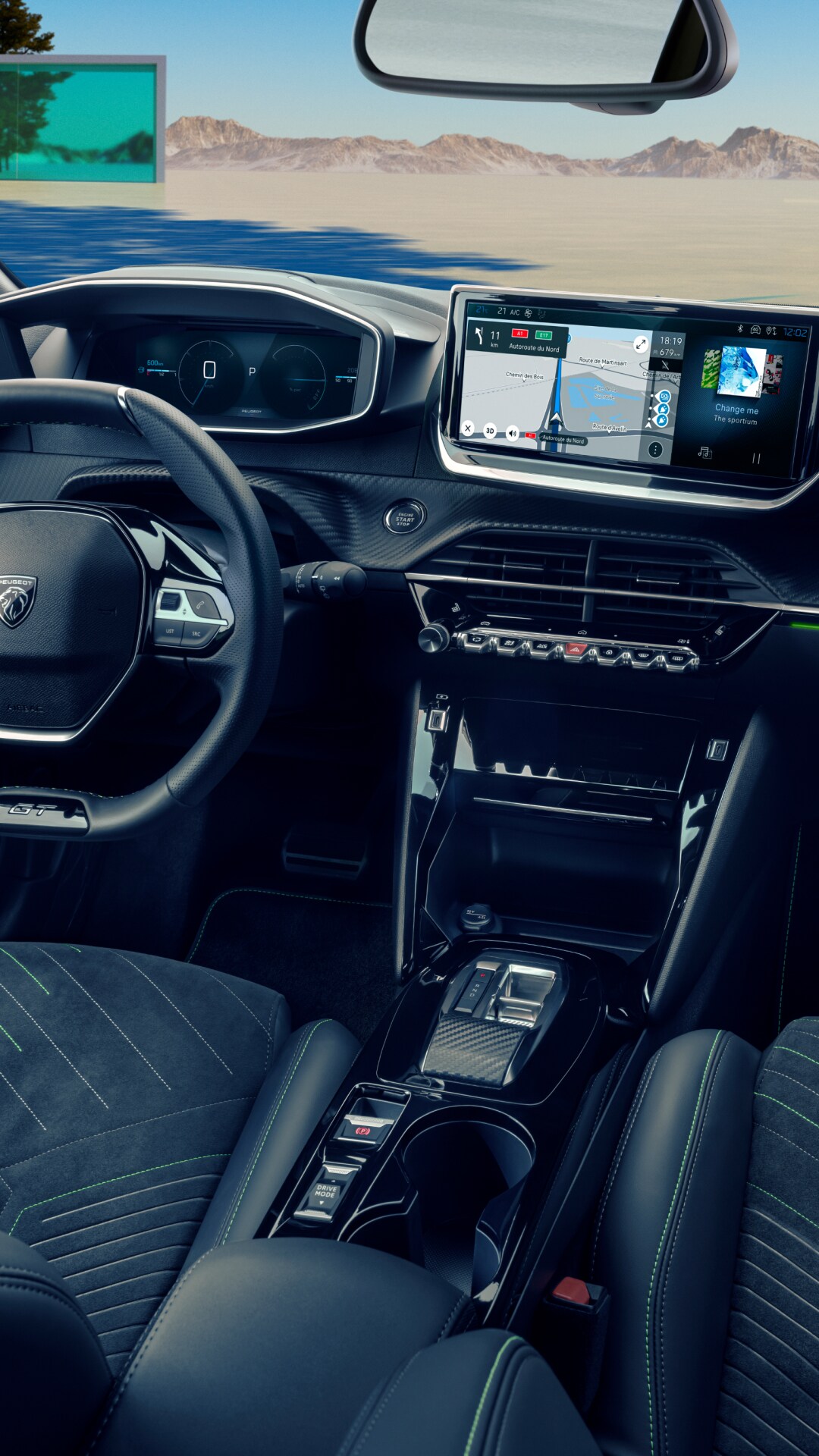 Cockpit® 3D do PEUGEOT 208