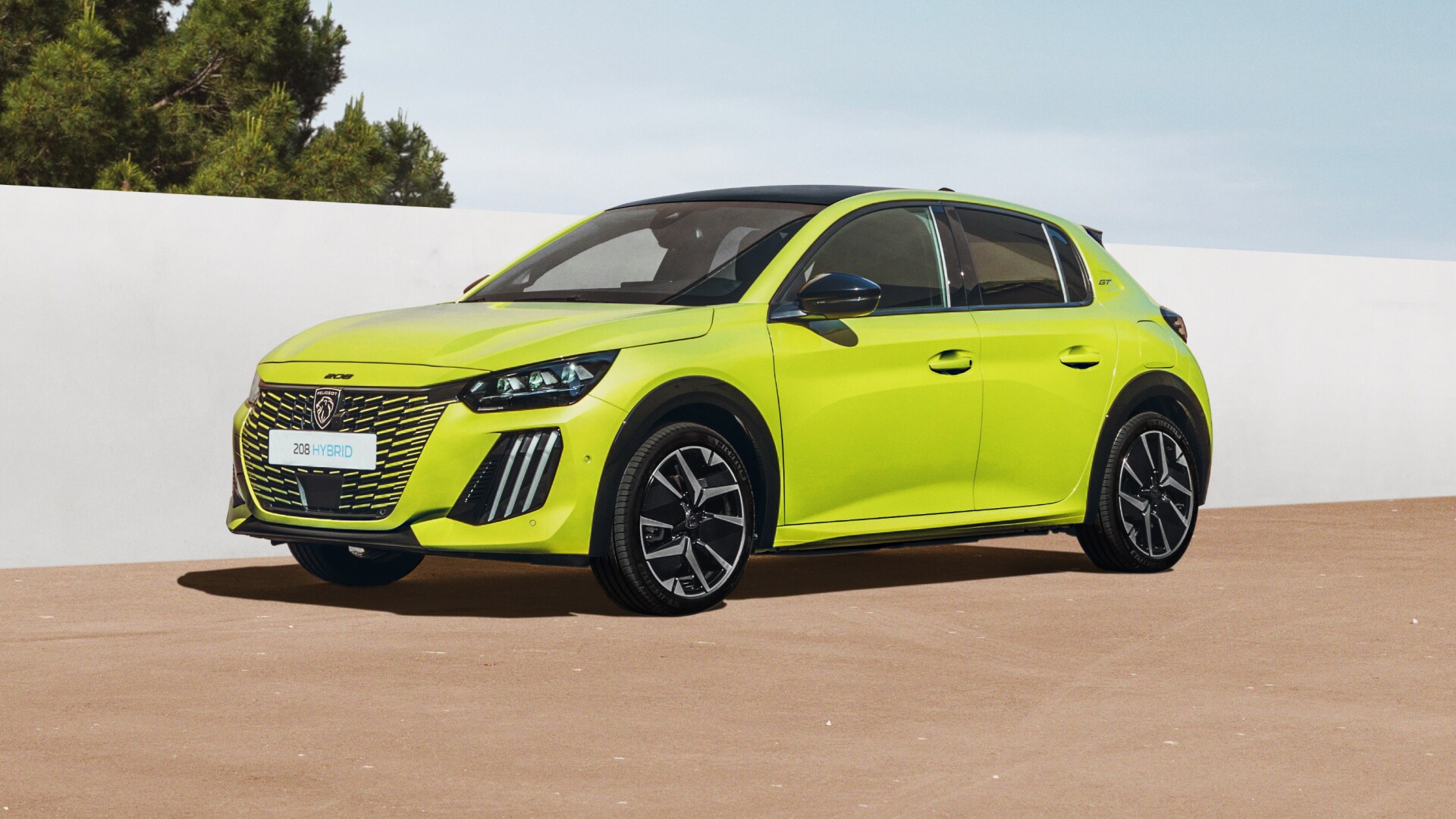 PEUGEOT 208 visto de frente