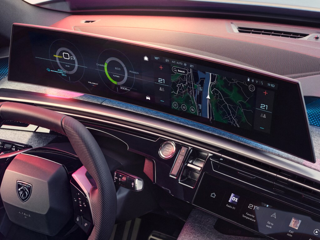 Novo PEUGEOT Panoramic i-Cockpit®