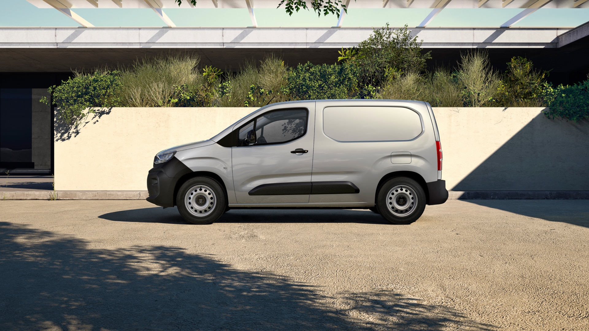 Vista traseira da nova PEUGEOT Partner Active