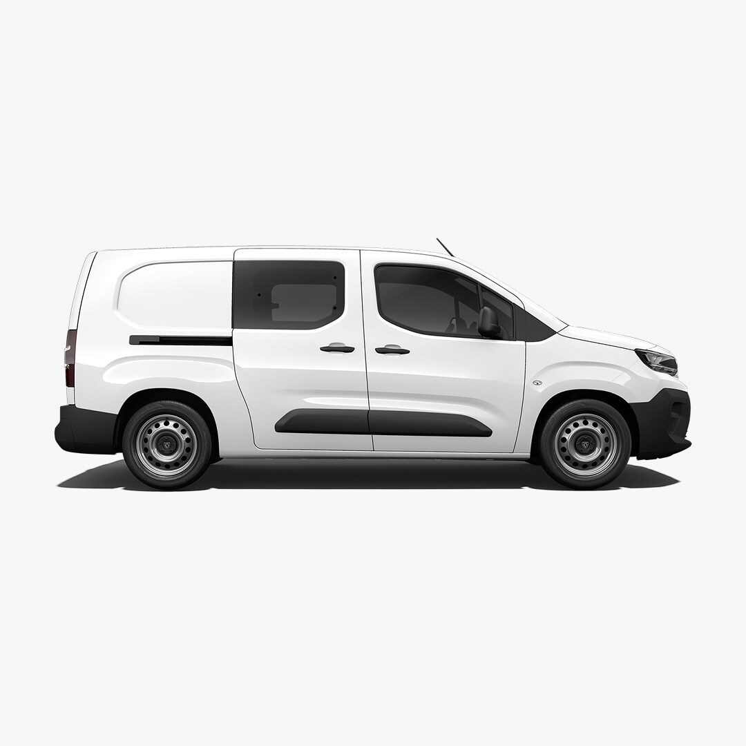 Vista lateral da PEUGEOT Partner Van Crew Van XL