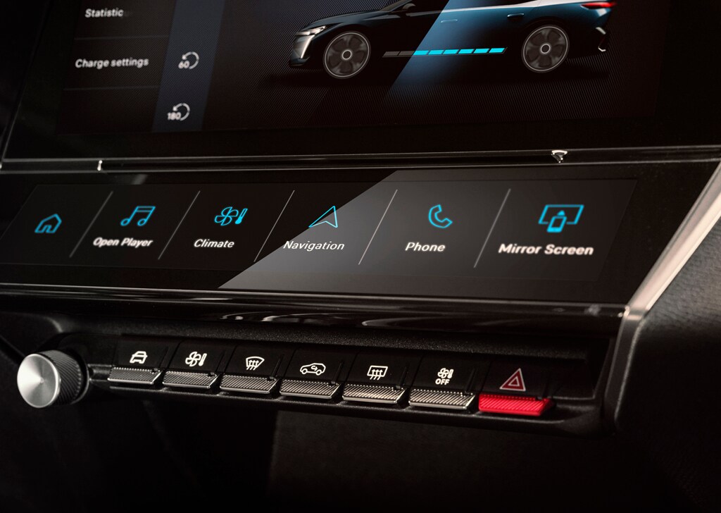 i-Toggles do Novo PEUGEOT E-408